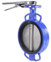 Затвор дисковый поворотный DN.ru WBV3432E-2W-Fb-H Ду250 Ру16 межфланцевый, корпус - углеродистая сталь WCB, диск - нержавеющая сталь 316L, уплотнение - EPDM, с рукояткой, квадрат 22х22, F10