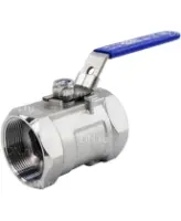 Кран шаровой DN.ru BV3232P-SP-T-H Ду50 Ру63 стандартнопроходной двухходовой, нержавеющая сталь SS316, внутренняя резьба, уплотнение - PTFE, ручка-рычаг