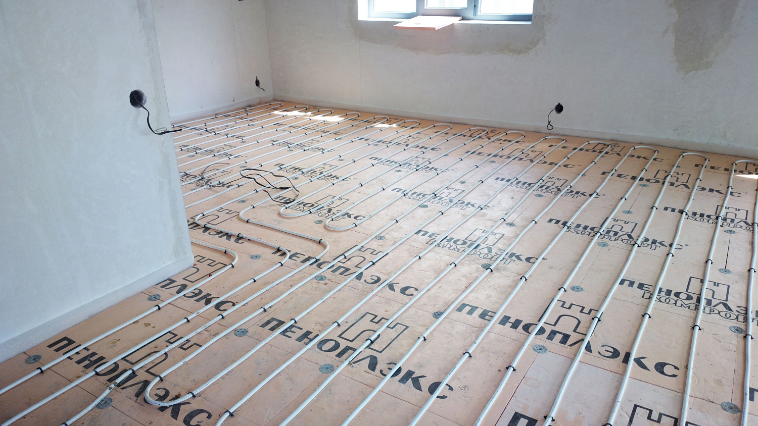 Монтаж теплого пола