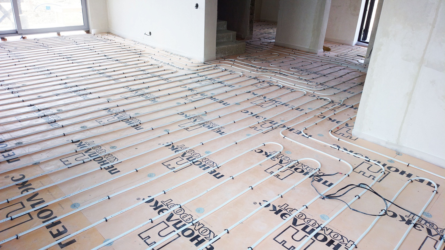 Монтаж теплого пола