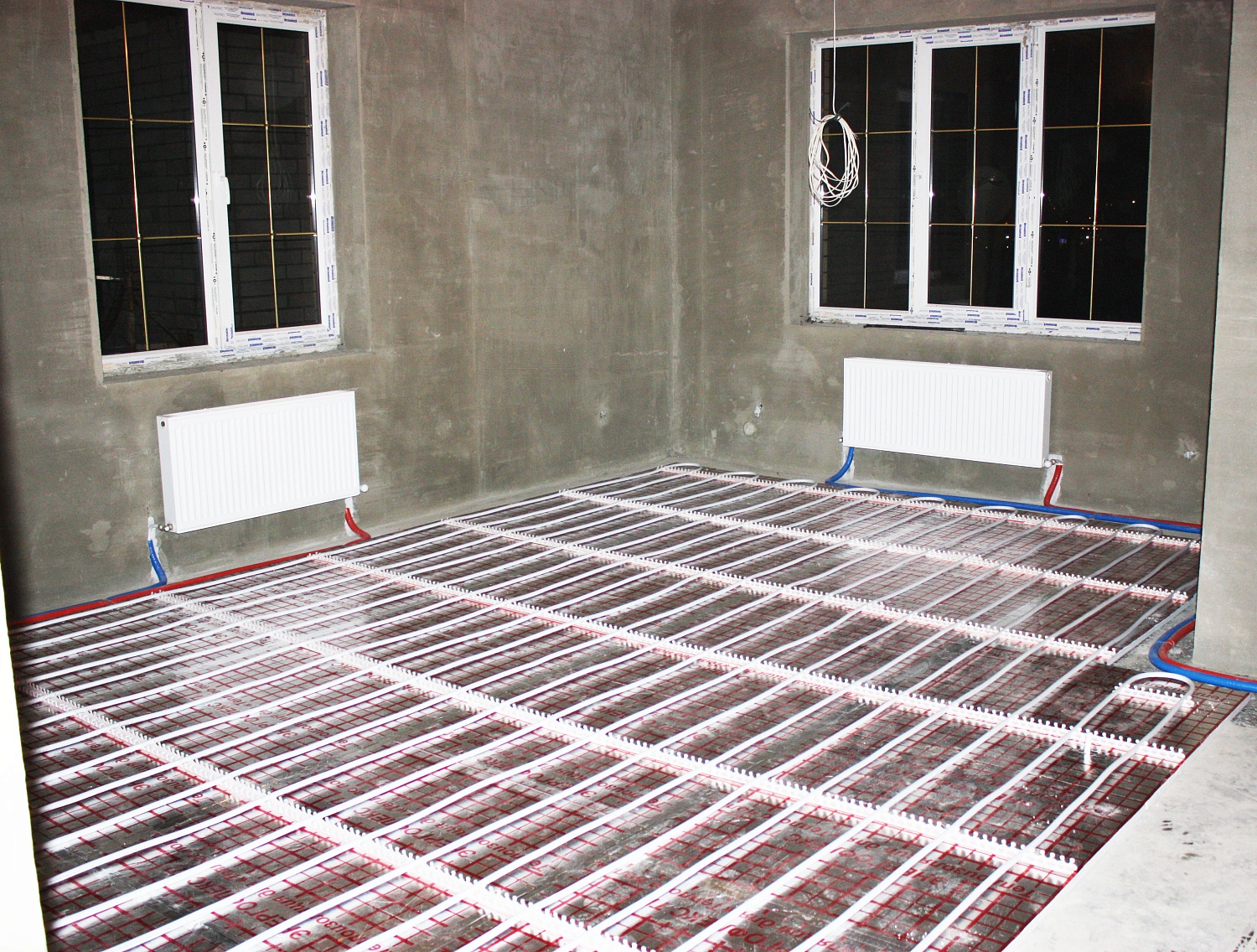 Монтаж теплого пола